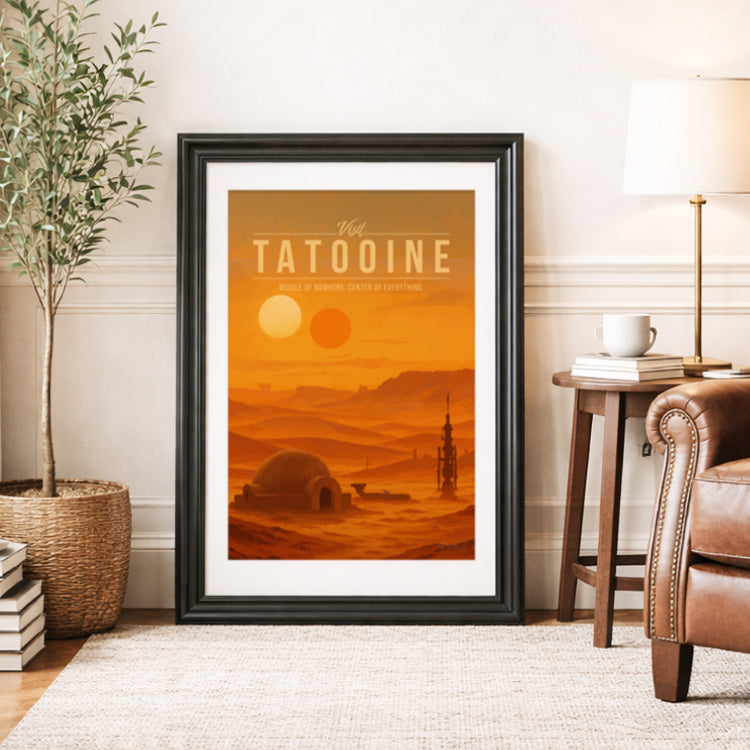 Tatooine Travel Poster