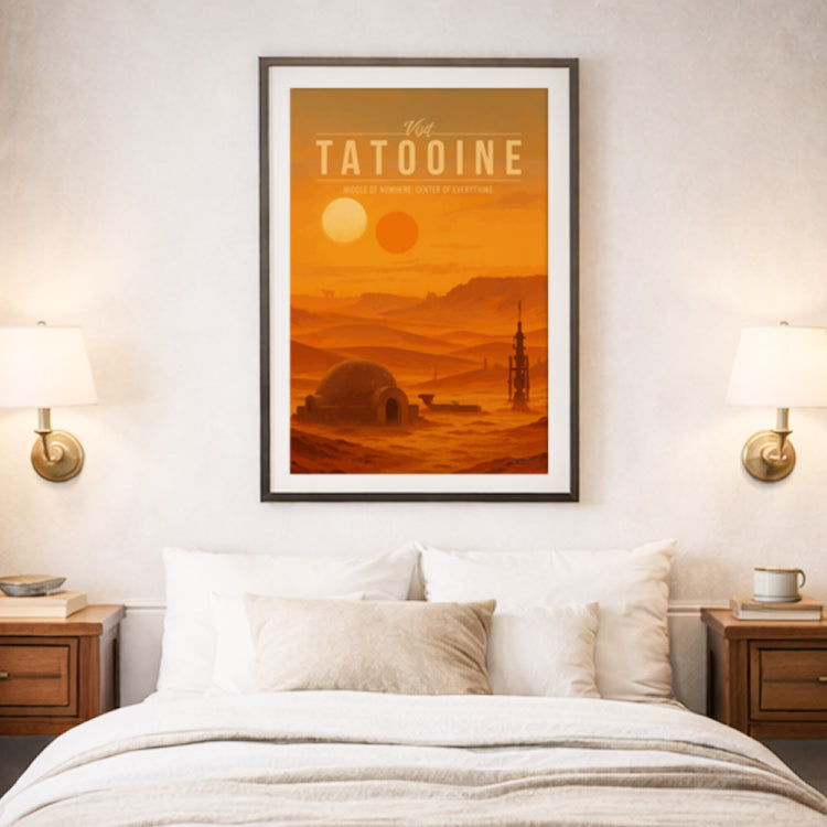 Tatooine Travel Poster