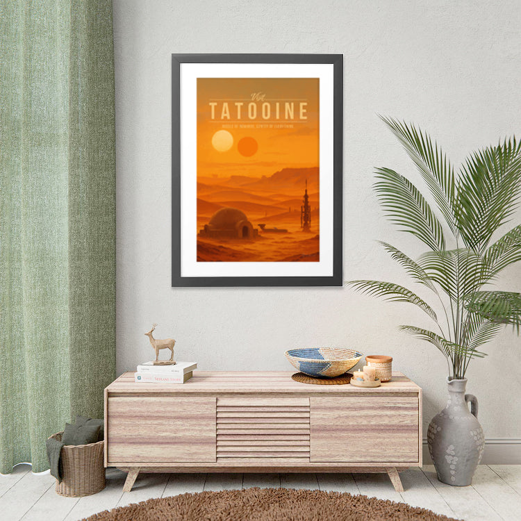 Tatooine Travel Poster