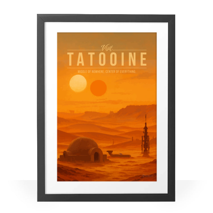 Tatooine Travel Poster