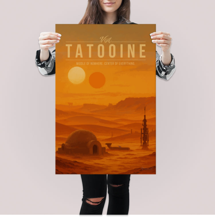 Tatooine Travel Poster