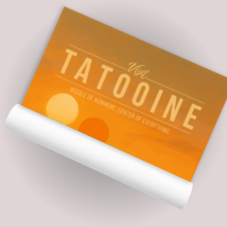 Tatooine Travel Poster