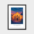 the-alamo-gray-bg-framed