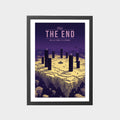 the-end-gray-bg-framed