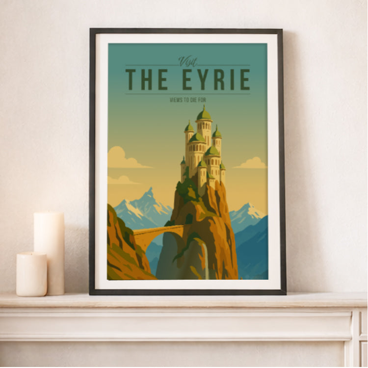 The Eyrie Travel Poster