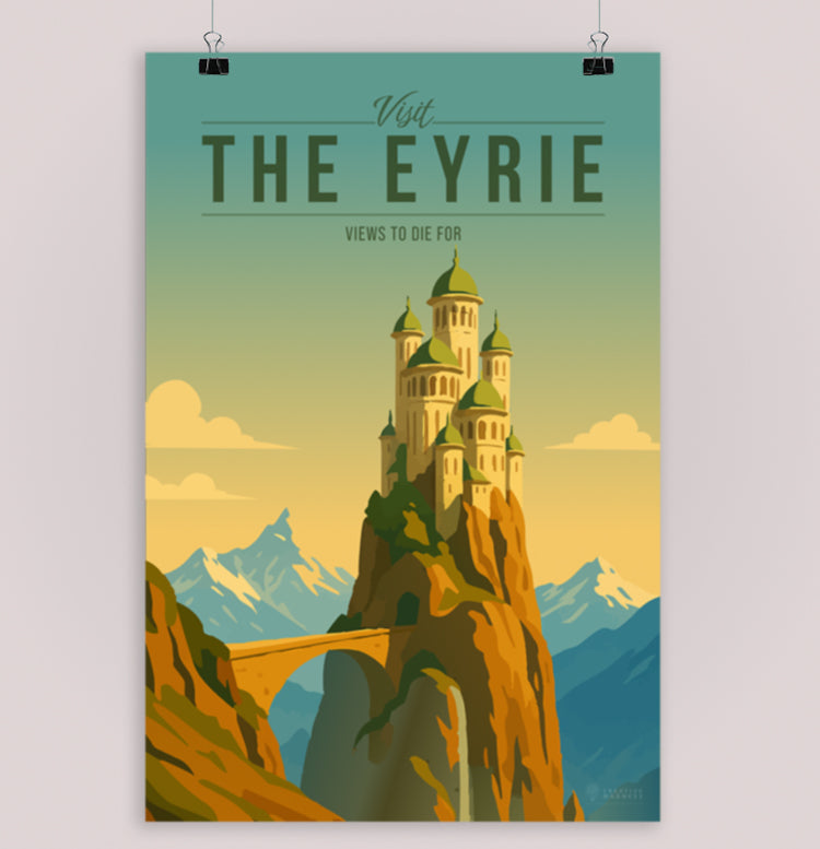 The Eyrie Travel Poster
