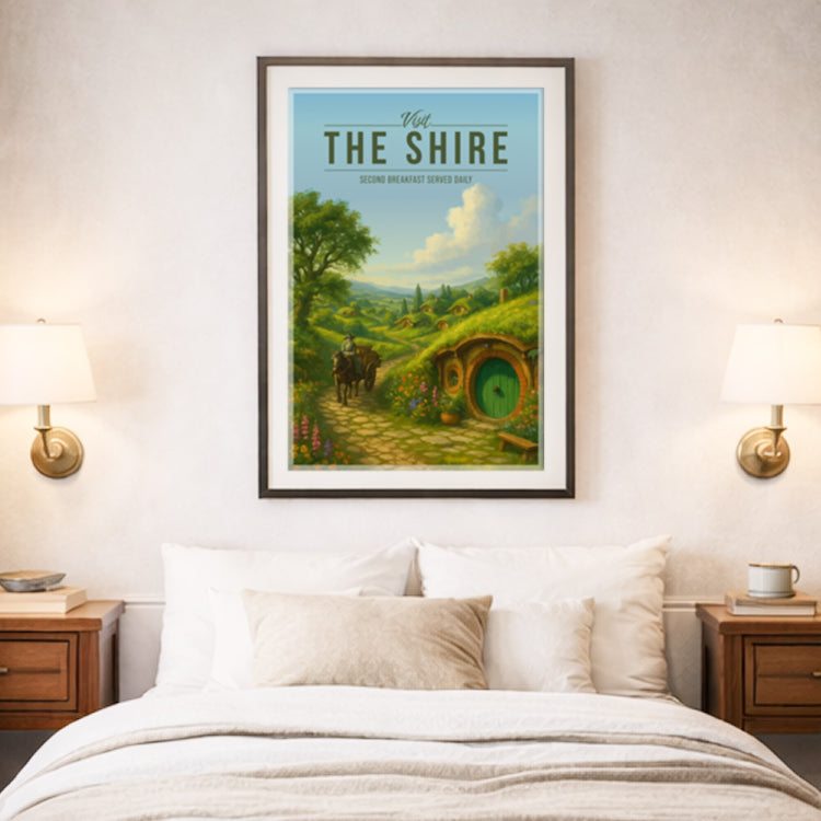 The Shire Travel Poster