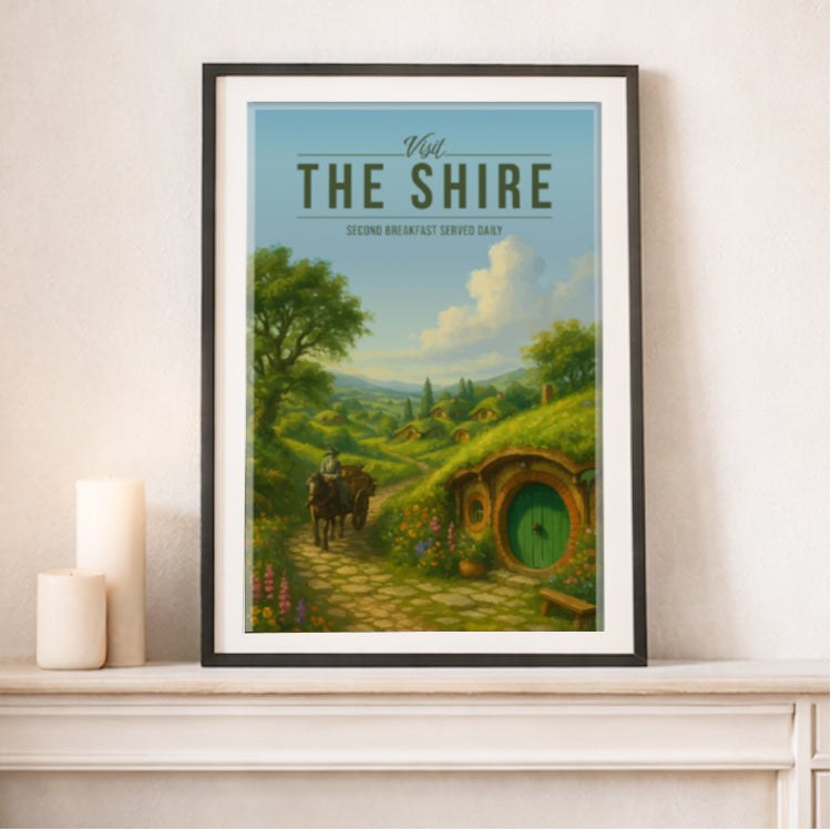 The Shire Travel Poster