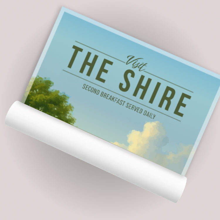 The Shire Travel Poster