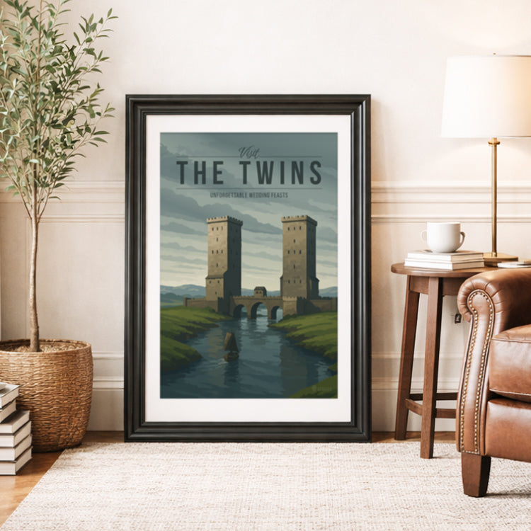 The Twins Travel Poster