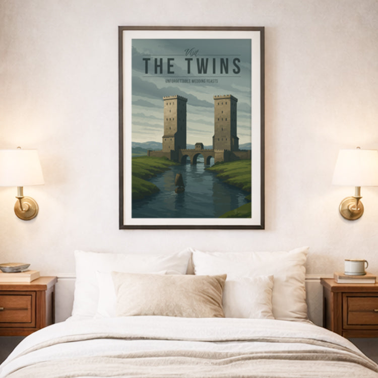 The Twins Travel Poster