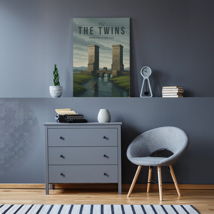 The Twins Travel Poster