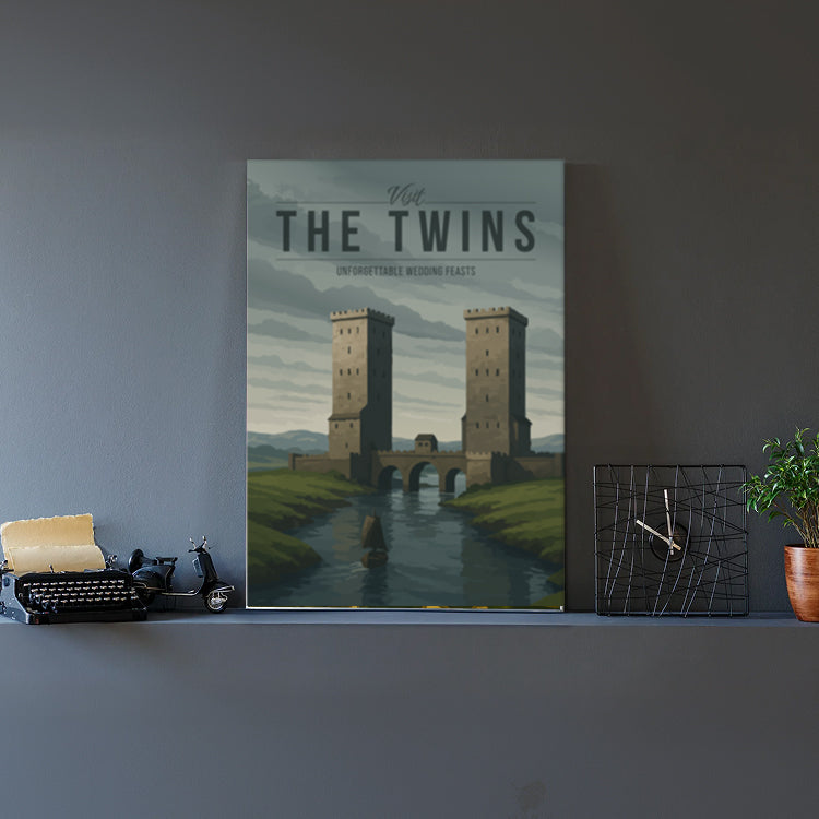 The Twins Travel Poster