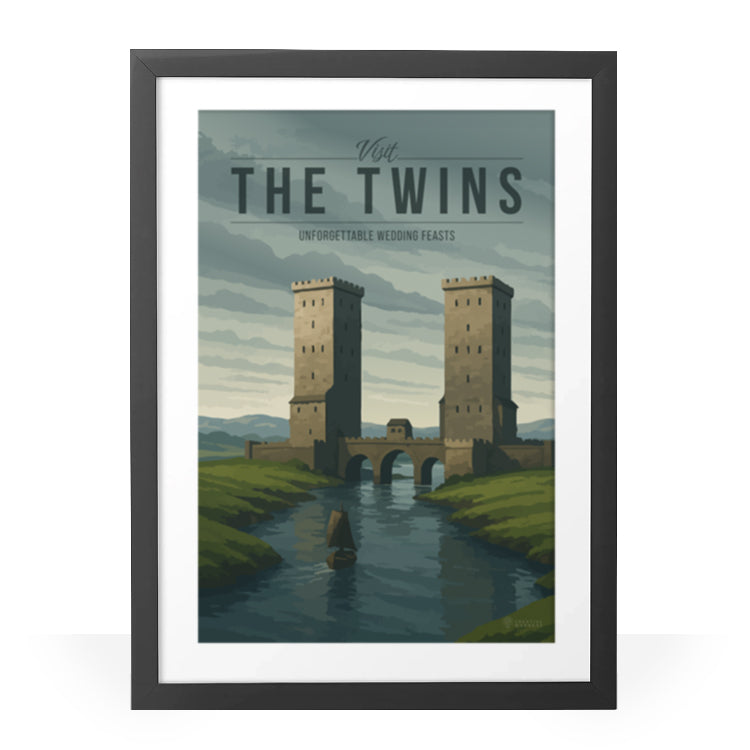 The Twins Travel Poster