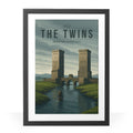 The Twins Travel Poster