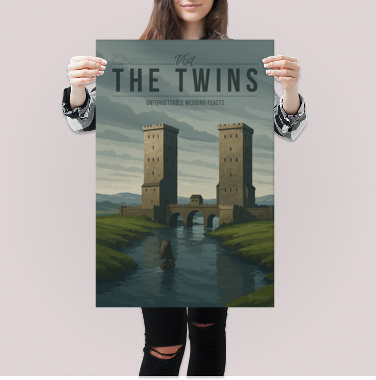 The Twins Travel Poster