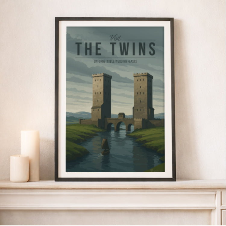 The Twins Travel Poster