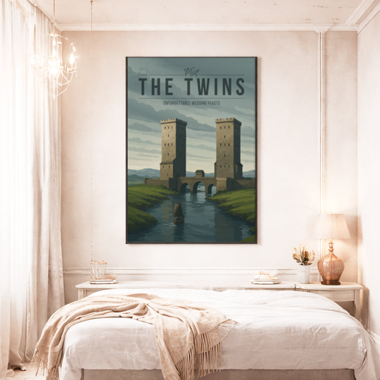 The Twins Travel Poster