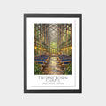 thorncrown-chapel-gray-bg-framed