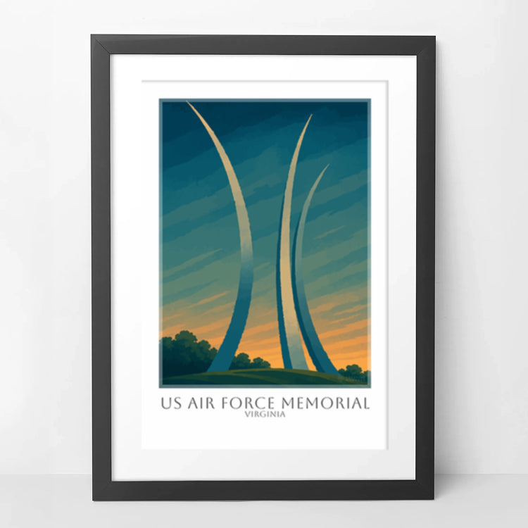 us-air-force-memorial-framed