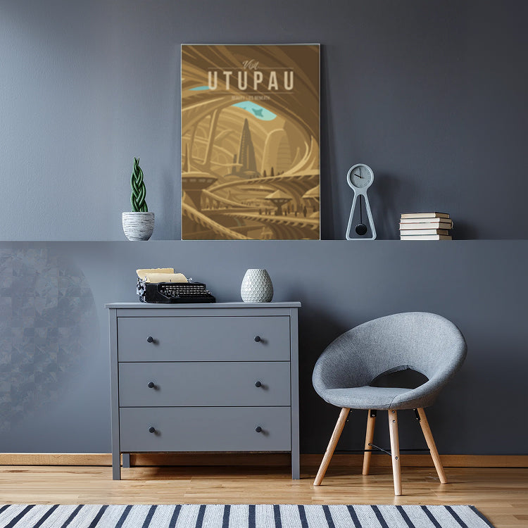 Utupau Travel Poster