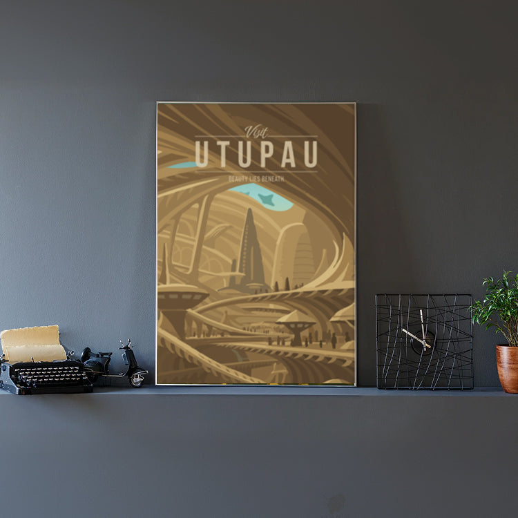 Utupau Travel Poster