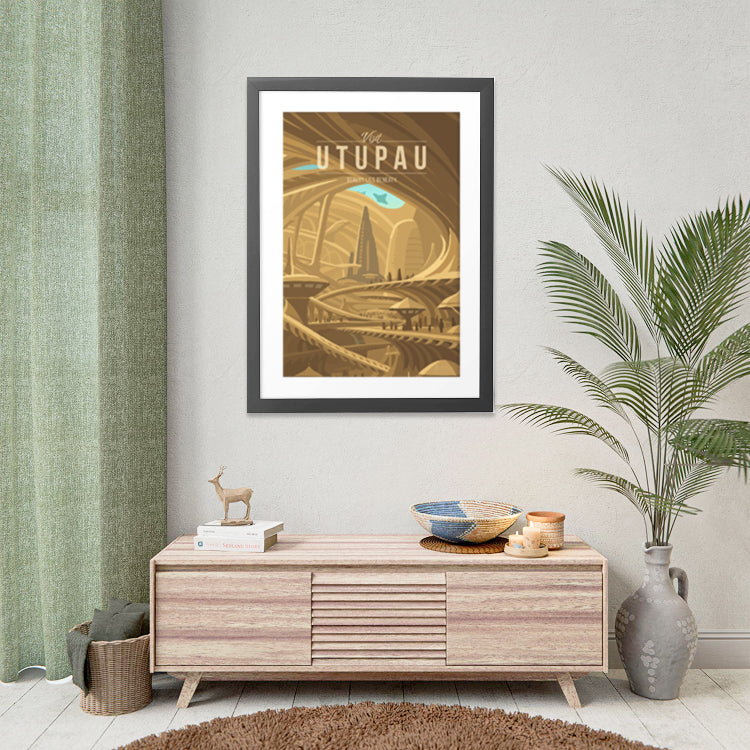 Utupau Travel Poster