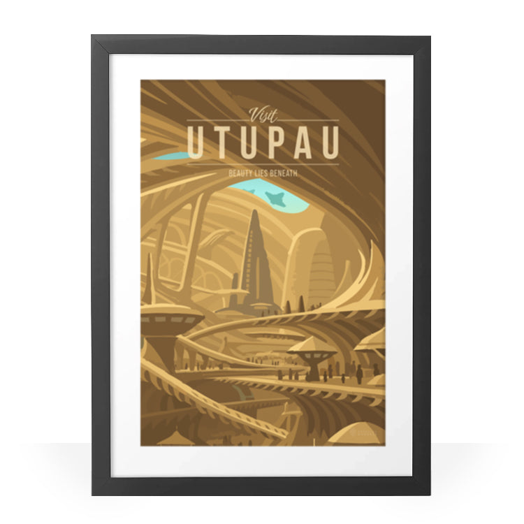 Utupau Travel Poster