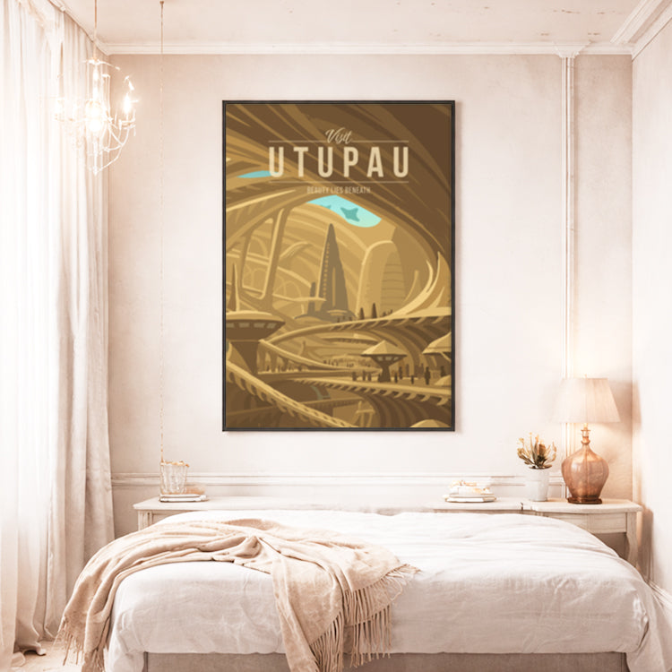 Utupau Travel Poster