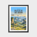 valley-of-the-sky-bison-gray-bg-framed