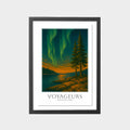 voyageurs-gray-bg-framed