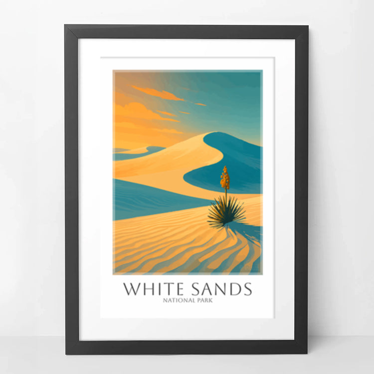 white-sands-framed