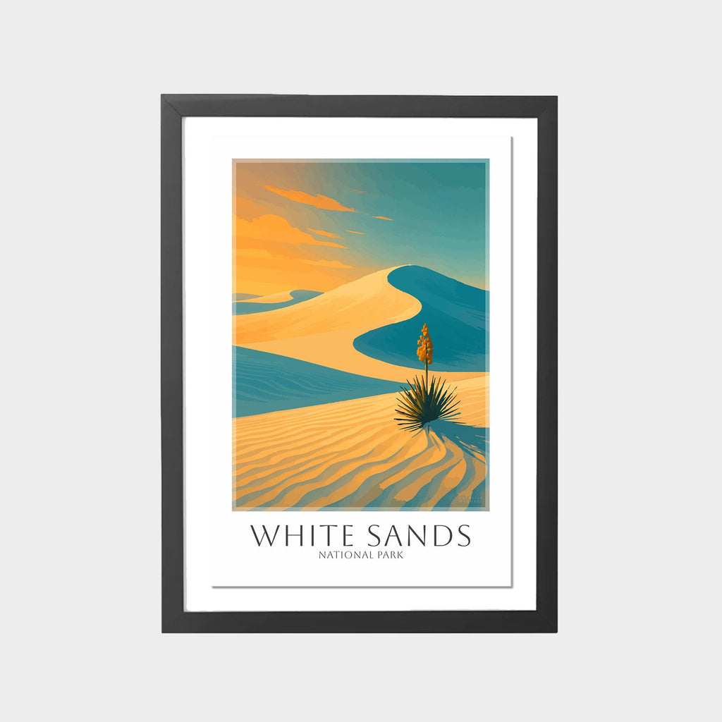 white-sands-gray-bg-framed