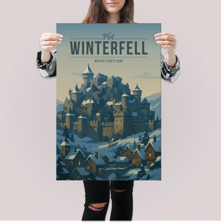Winterfell Travel Poster