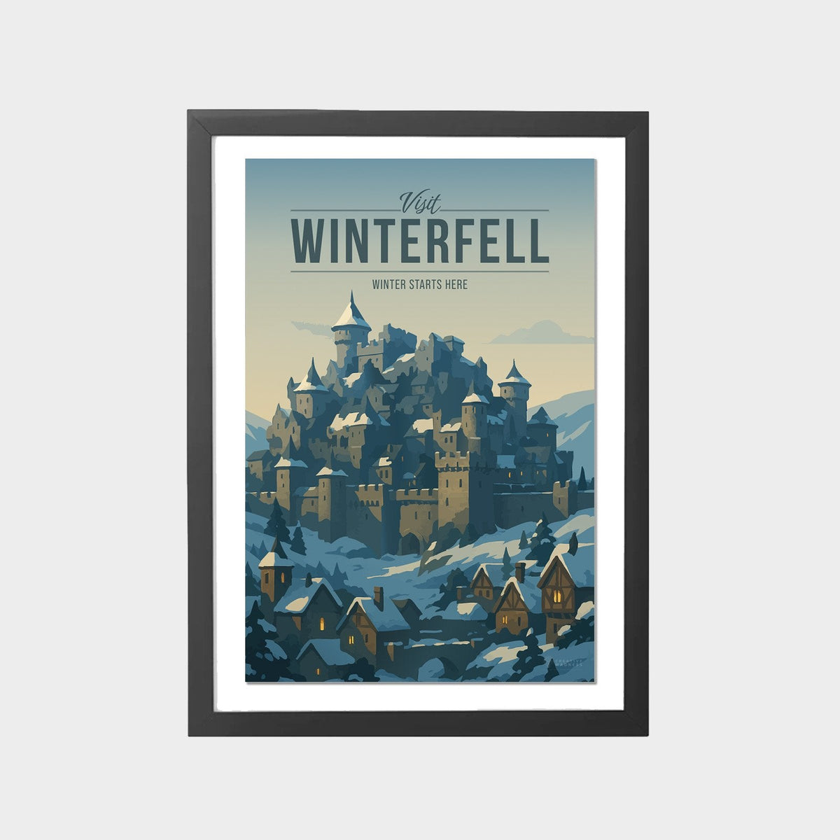 Direwolf Seats of Power — 3 Poster Set