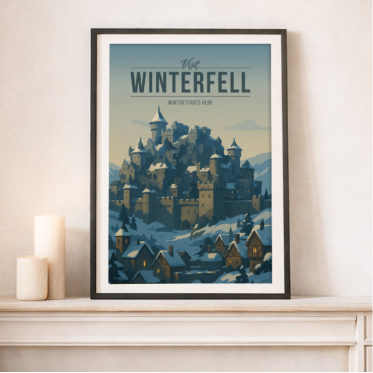 Winterfell Travel Poster