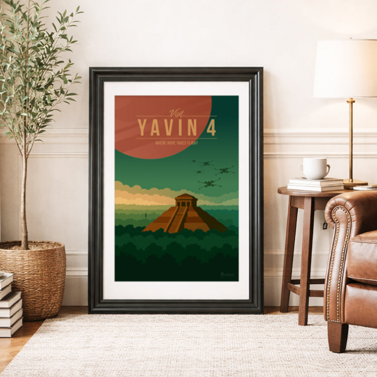 Yavin 4 Travel Poster