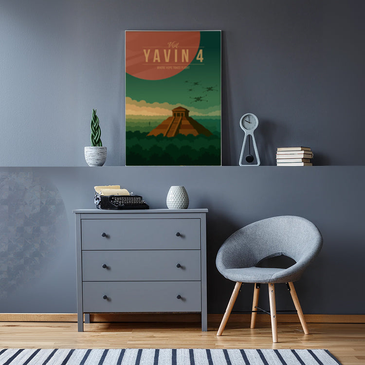 Yavin 4 Travel Poster