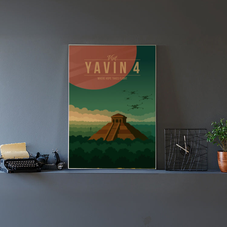 Yavin 4 Travel Poster