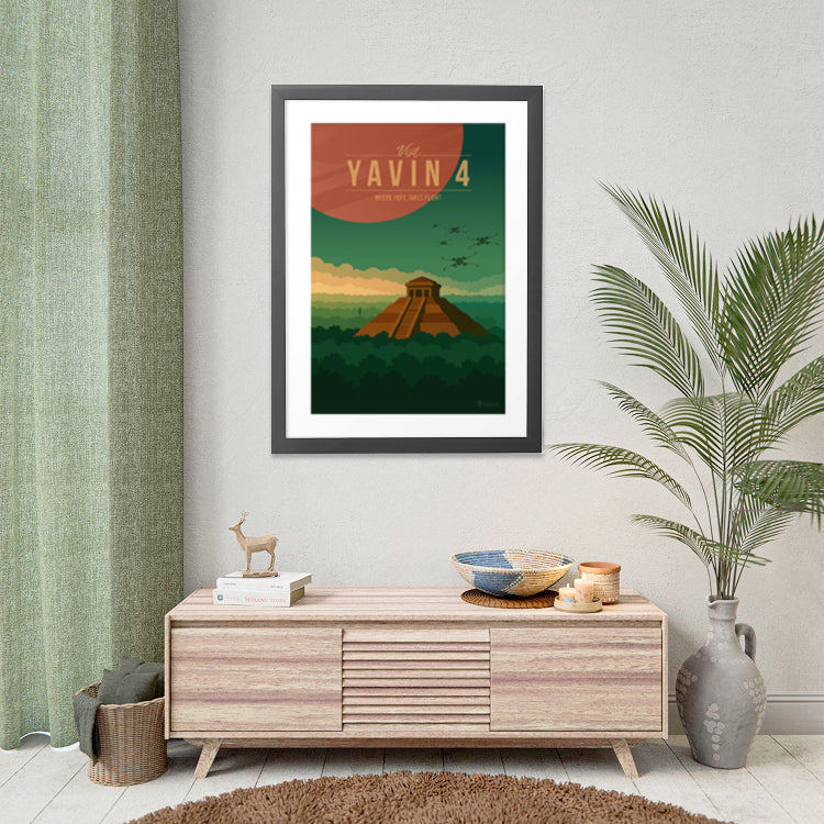 Yavin 4 Travel Poster