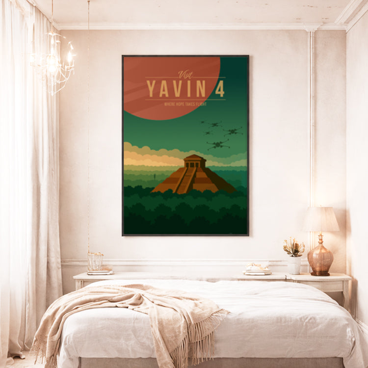 Yavin 4 Travel Poster