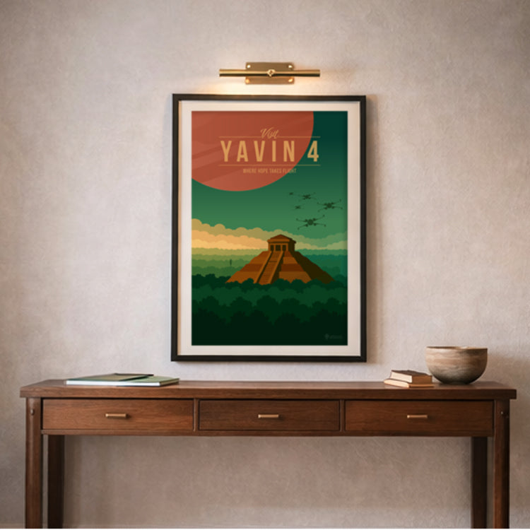 Yavin 4 Travel Poster