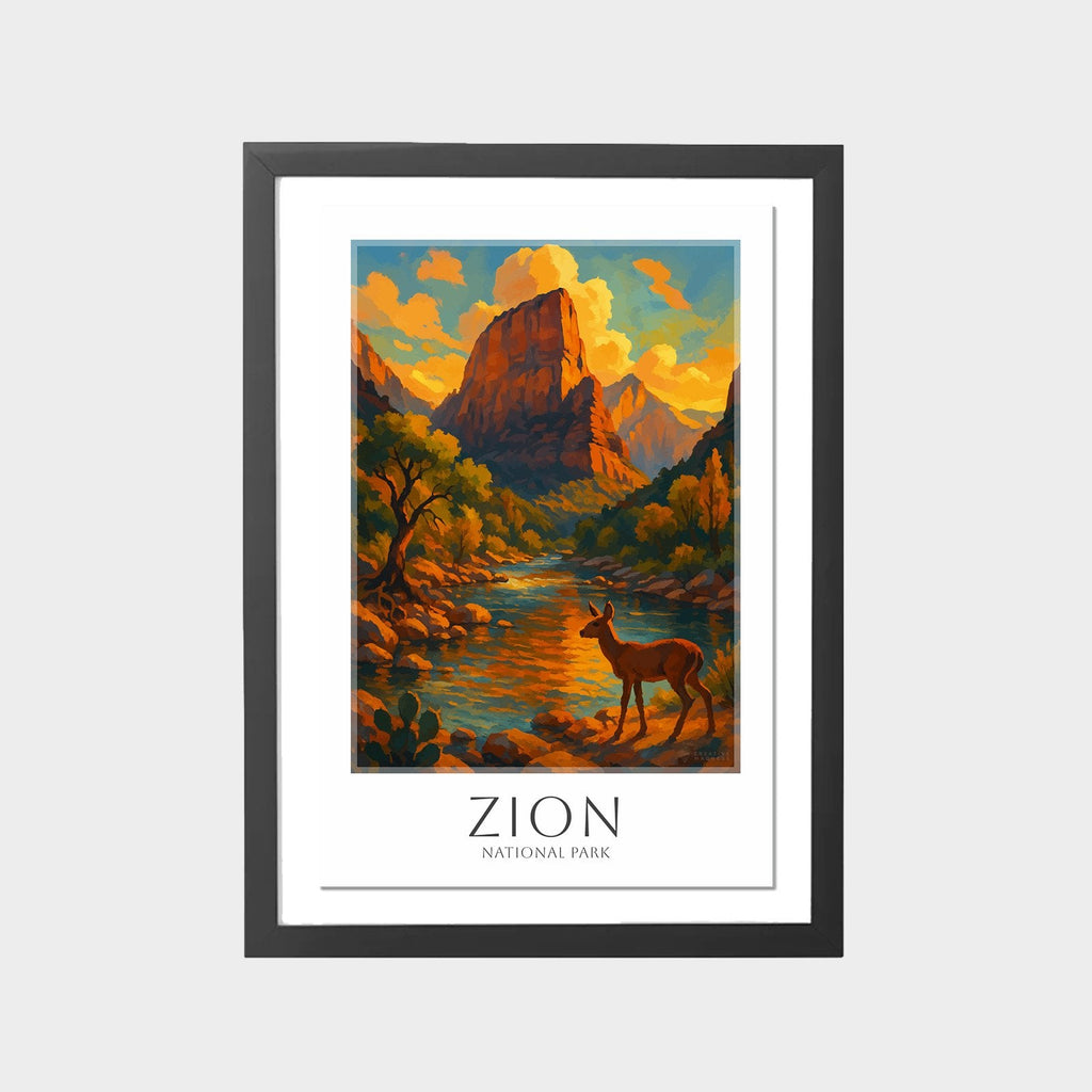 The Five Most Visited Parks — Complete 5 Poster Set