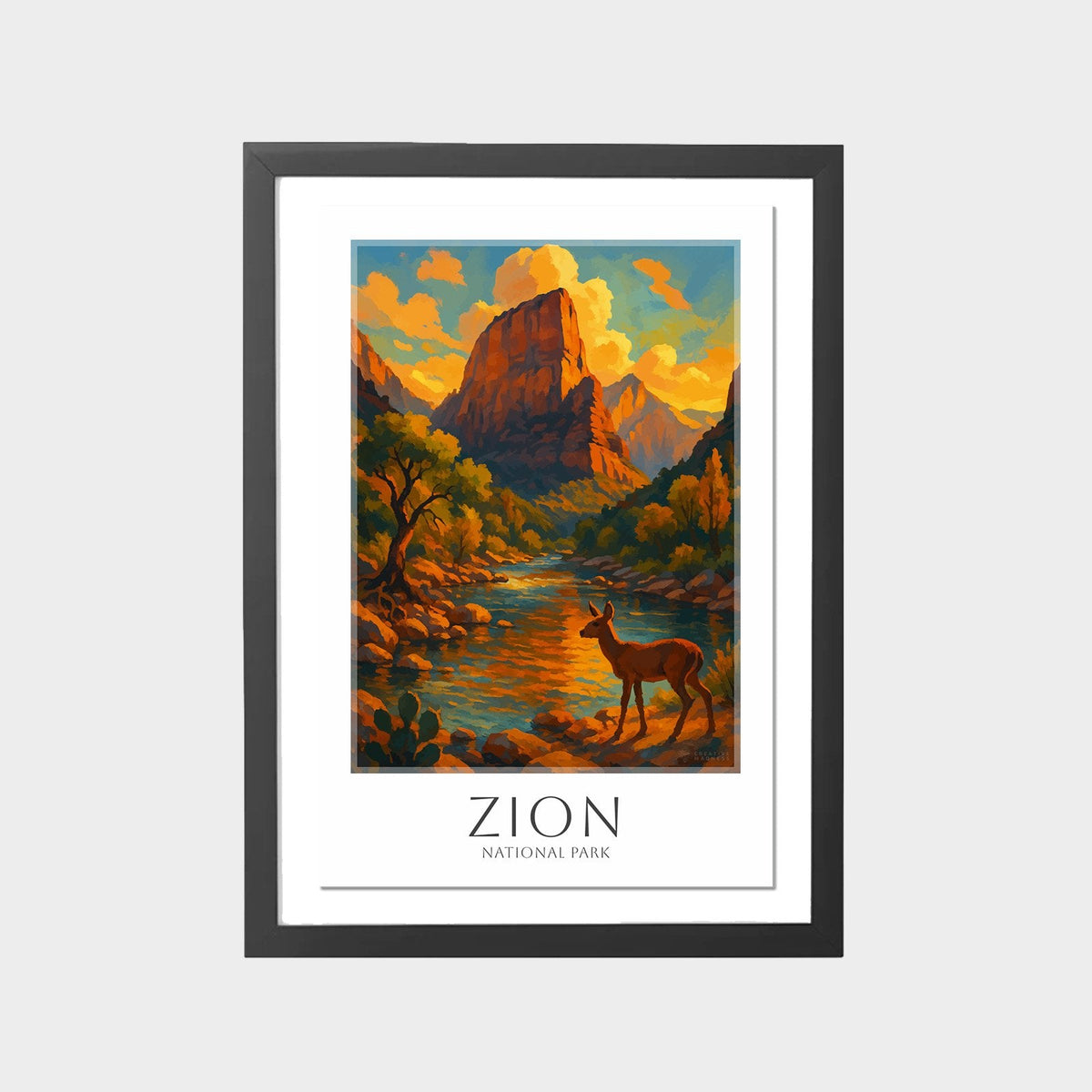 The Five Most Visited Parks — Complete 5 Poster Set